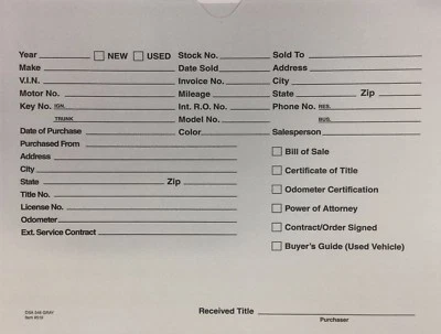 Vehicle Deal Jackets for Auto or Vehicle Sales DSA-546 Gray • Qty 200  (R73L) - Image 1 of 4