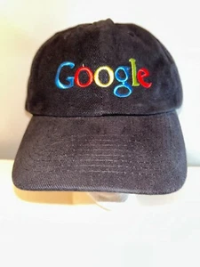 Google Search Logo Adjustable Strapback Dad Hat Cap Promo Item Black - Picture 1 of 7