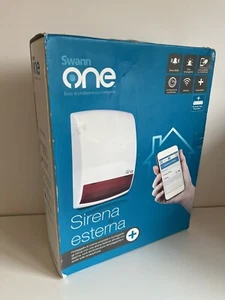 Swann SWO-OUS1PA-GL One Outdoor Siren (White) - New - Picture 1 of 2