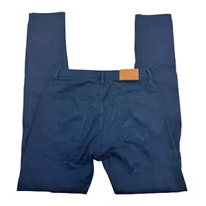 Taylor Stitch Jeans Mens 30 x 36 Indigo Hemp 5-Pockets Button Fly Slim Skinny - Picture 1 of 9