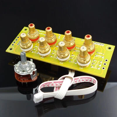 4-channel manual signal selection Audio input selector board Signal switching - Image 1 of 4