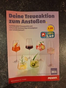 55 Penny Treuepunkte volles Heft ( Aktion - Schott Zwiesel Kristallgläser ) - Bild 1 von 3