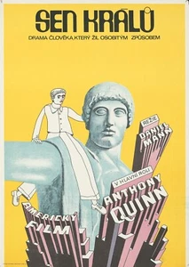 Poster originale d'epoca Sen Kralu sogno dei re Anthony Quinn film 1974 - Foto 1 di 1