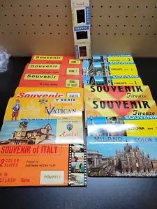 15 Vintage Souvenir Kodak 35mm Color Slides -Roma,Firenze,Verona,Milano,Greece - Picture 1 of 4