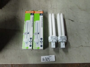 Osram Dulux D Lamp 18W/840 Lumilux Cool White G24d-2 1200 LM Lot of 2 (New) - Picture 1 of 5