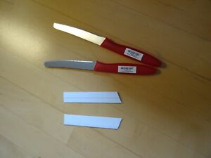 WMF Vespermesser 2 -  Stück  Brötchenmesser, Wellenschliff neu