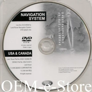 2007 2008 2009 2010 Land Rover LR2 LR-2 SE HSE Navigation DVD EAST Coast U.S Map - Picture 1 of 2