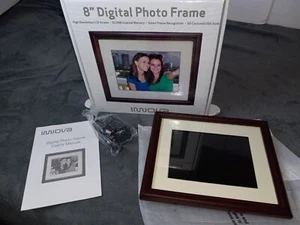Innova 8" LCD Digital Photo Frame 512MB Internal Storage + USB & SD Slots - NEW! - Picture 1 of 6