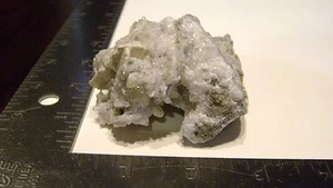 3" X 2 1/4" Calcite & Quartz Cluster on Matrix - LaFarge Quarries, Ravena, NY - Picture 1 of 11