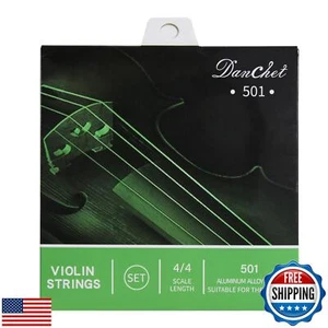 Danchet Violin Strings 4/4 Full Set Beginner Level, Ball End, Aluminum Alloy - Picture 1 of 5