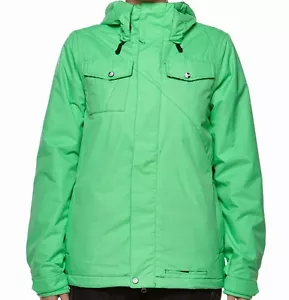 VOLCOM Women's SHORE Insulated Snow Jacket - GRN - Small - NWT - Picture 1 of 5