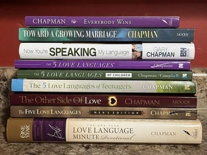 Five Love Languages Series 9 Book Lot Marriage Dr Gary Chapman Self Help - Picture 1 of 10