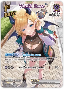 Hololive OCG Yuzuki Choco hBP02-060 SR Super Rare Quintet Spectrum - Picture 1 of 1