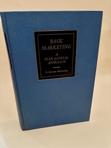 Basic Marketing: A Managerial Approach by E. Jerome McCarthy 1964 Vintage - Imagen 1 de 5