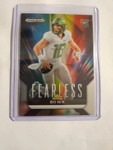 2024 Panini Prizm Draft Picks - Fearless Bo Nix #F-BN (RC) - Bild 1 von 2
