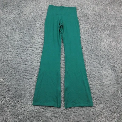 Pantalones Victorias Secret para mujer pequeños largos verdes acampanados elásticos salón 24x33,5* nuevos con etiquetas Foto 1 de 4