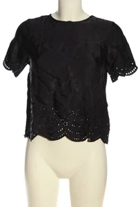 ZARA BASIC Camicetta a maniche corte Donna Taglia IT 40 blu scuro stile casual - Foto 1 di 5