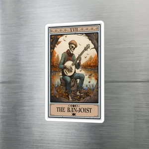 Banjo Aufkleber - Wasserdicht Vinyl Tarot Kartenaufkleber für Banjo Spieler - Bild 1 von 5