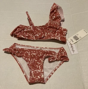 NWT Raisins Girls pink Total Eclipse Bikini set 5 SR$38 - Picture 1 of 4