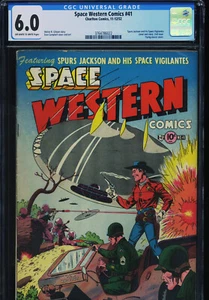 SPACE WESTERN COMICS #41 (#2) - CGC-6.0, OW-W - ¡Título clásico! - Edad de Oro - Imagen 1 de 3