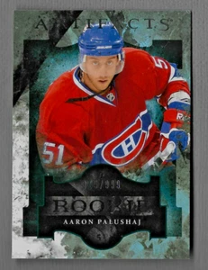 AARON PALUSHAJ 2011-12 UD ARTIFACTS SP ROOKIE RC CARD #168 319/999 - Picture 1 of 2