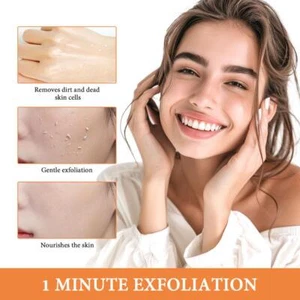 Orange Extract Gel Exfoliating Body Scrub Facial Acne Bright 50g. Look M1R2 R5O7 - Bild 1 von 13