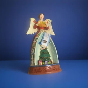 JIM SHORE CELESTE ANGEL FIGURINE 18” HOLIDAY LUVING 2012 Folk Art Garden Porch - Picture 1 of 4