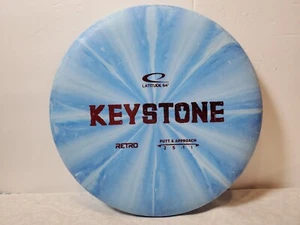 Latitude 64 Putt & Approach RETRO BURST KEYSTONE Golf Disc 172 grams Blue - Picture 1 of 4