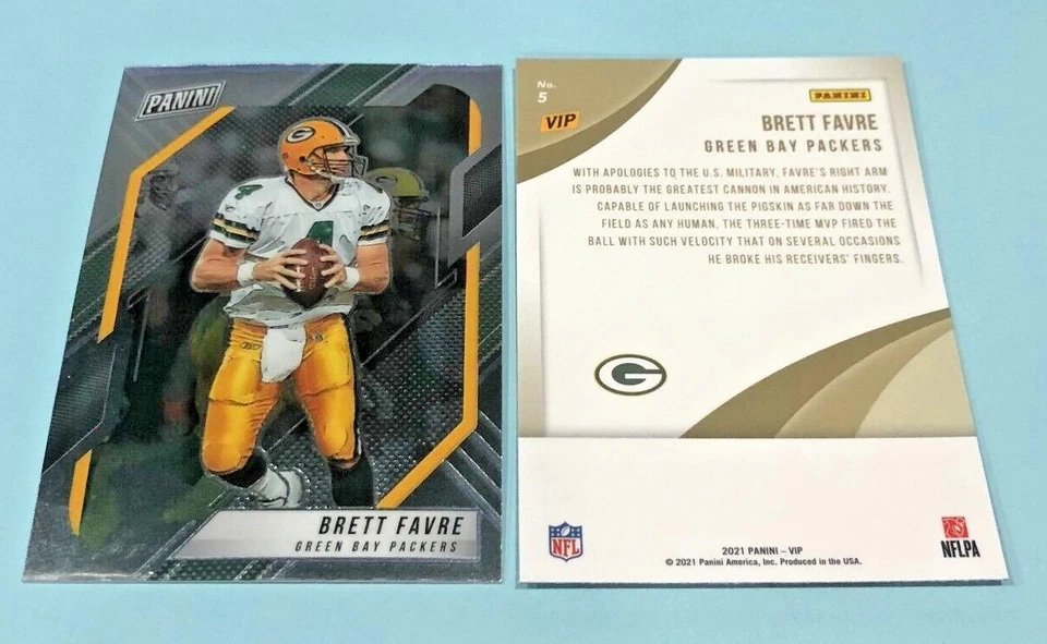 2022 Panini NSCC National VIP Party Gold Packs - BRETT FAVRE Packers #5 - Image 1 of 1