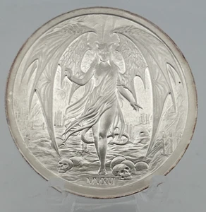 2016 2 OZ .999 PURE SILVER TEMPTATION OF THE SUCCUBUS ROUND COIN PHELI MINT GIRL - Picture 1 of 2