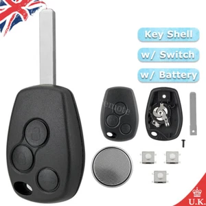 3 Button Key Fob Remote Shell Case For Renault Trafic Vauxhall Vivaro Nissan VA2 - Picture 1 of 9