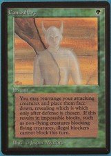 Camouflage Beta MINT Green Uncommon MAGIC GATHERING CARD (ID# 235978) ABUGames