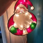 🎄Lighted Santa Shimmering Window Sculpture Christmas Décor Indoor/Outdoor