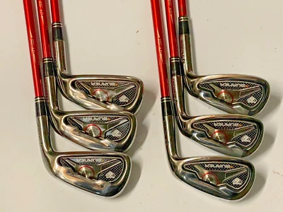 Rare TaylorMade Burner TP Irons 5-PW Tour AD 75 Stiff Flex Graphite Shaft GC - Image 1 of 4