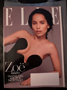 Elle Magazine Feb 2020 Zoe Kravitz Charlotte Knowles VSCO David Sedaris Voices - Picture 1 of 21