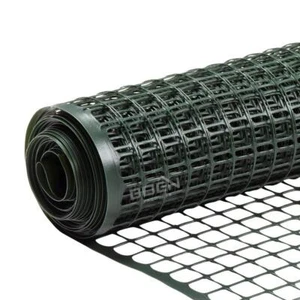 BOEN Garden Fence 4-ft x 100-ft Lightweight Flexible HDPE Plastic Mesh Green - Picture 1 of 4
