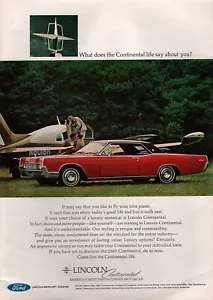 1967 Lincoln Continental 2-Türer Limousine "Good Life" Original Farbanzeige - Bild 1 von 1