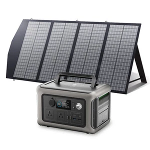 ALLPOWERS 600W Power Station with 140W Foldable Solar Panel Camping Home Backup - Picture 1 of 11