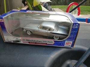 1/18 1957 studebaker golden hawk anson collection silver diecast metal - Picture 1 of 1