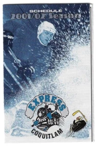 2001-02 Coquitlam Express BCHL Hockey Schedule !!! myBC.com - Picture 1 of 1