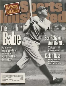 8-24-98 deportes ilustrados con Babe Ruth de los Yankees de Nueva York en la portada - Imagen 1 de 1
