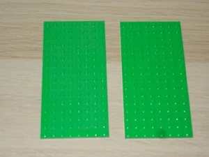 2 x Lego Platten Bauplatten 8x16 grün beidseitig bebaubar - Bild 1 von 2