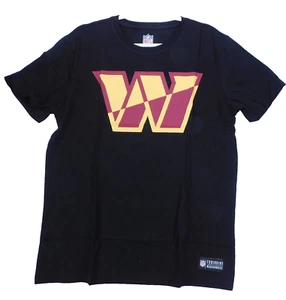 Washington Commanders Men's Black & Gold T-Shirt Official NFL Apparel SMALL - Picture 1 of 4