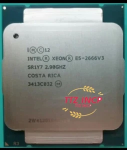 Intel Xeon E5-2666 V3 2.50GHz 12 Core 120W 30MB SR1XP LGA2011-3 CPU Processor - Picture 1 of 3