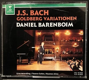 2CD J.S. Bach/Daniel Barenboim/Goldberg Variations 2CD + Booklet - Picture 1 of 3