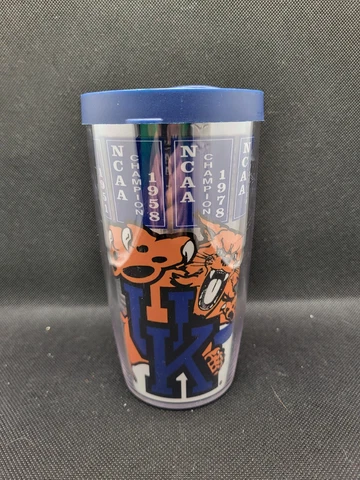 Kentucky Wildcats Tervis Tumbler Lid Included Championships Cover
