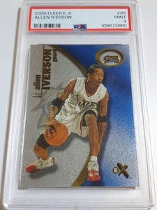 2000 Fleer E-X Allen Iverson #65 - PSA 9 (POP 15) - Picture 1 of 2
