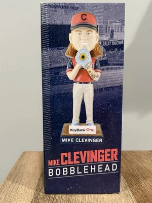 Mike Clevinger Cleveland Indians Guardians MLB 2019 SGA Bobblehead NIB Sunshine - Image 1 of 3