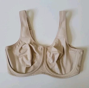 Sujetador deportivo Wacoal Simone desnudo opaco con aros 36DD ropa deportiva ocio deportivo 855170 - Imagen 1 de 9