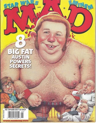 Austin Powers - Mad Magazine - September 2002 - no. 421 - AUTHENTIC - Image 1 of 2